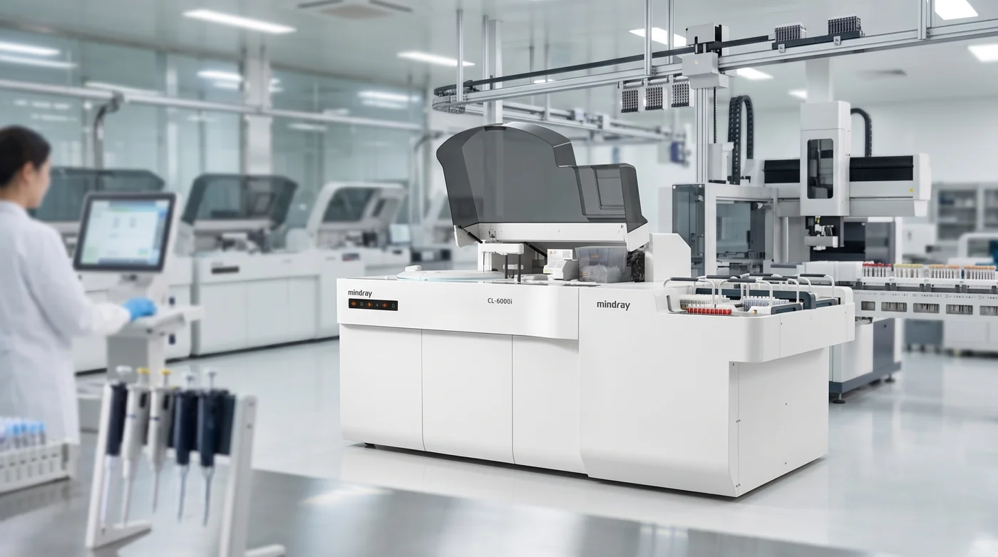 Chemiluminescence immunoassay analyzer in laboratory
