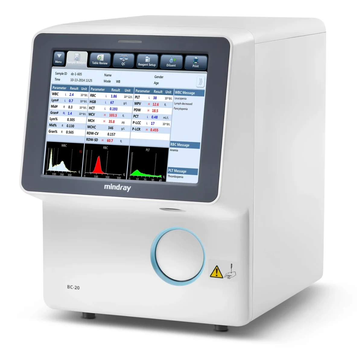 Mindray BC-20 Auto Hematology Analyzer